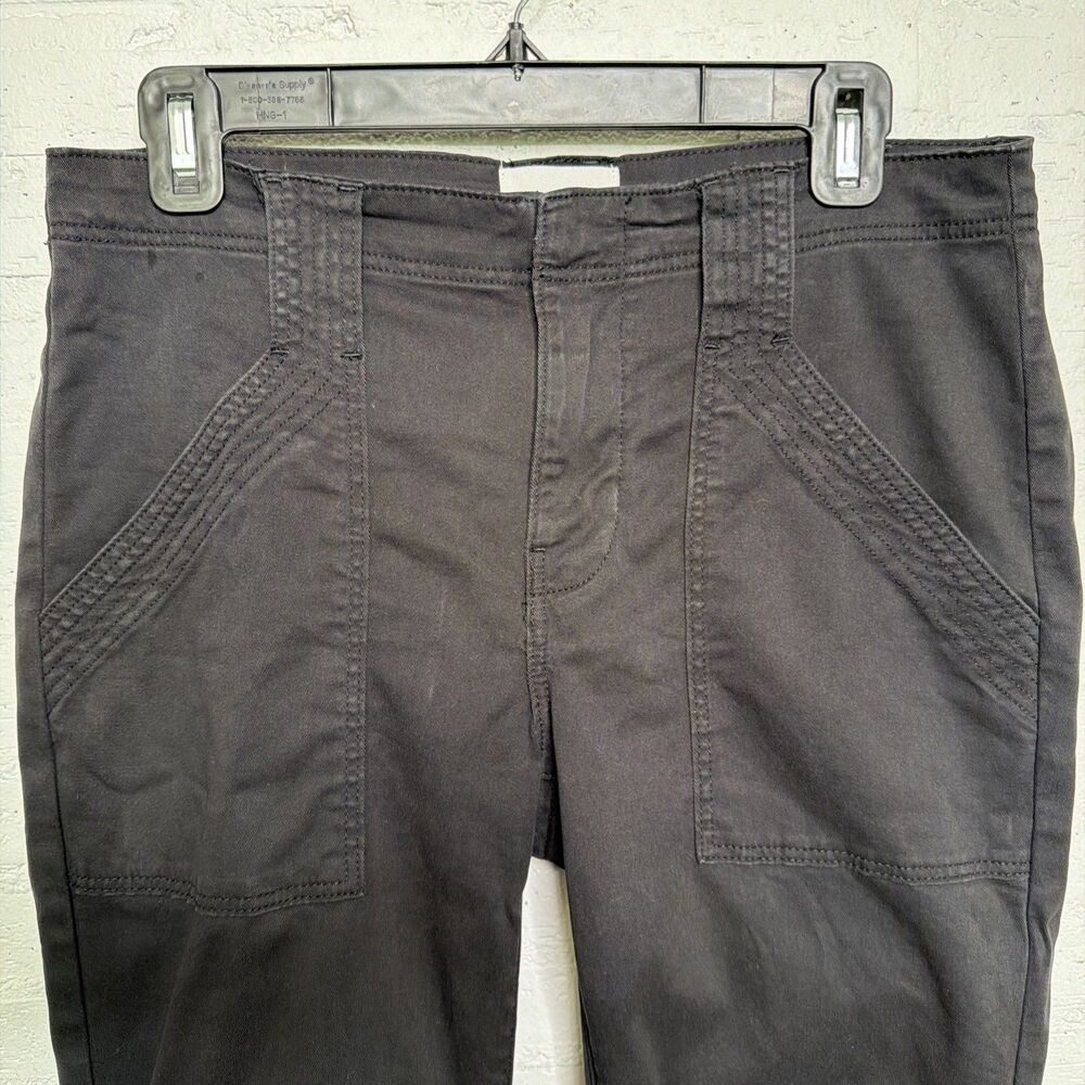 Frame Banded Bottom Trapunto Moto Joggers Ankle Zip 27 - Picture 3 of 10